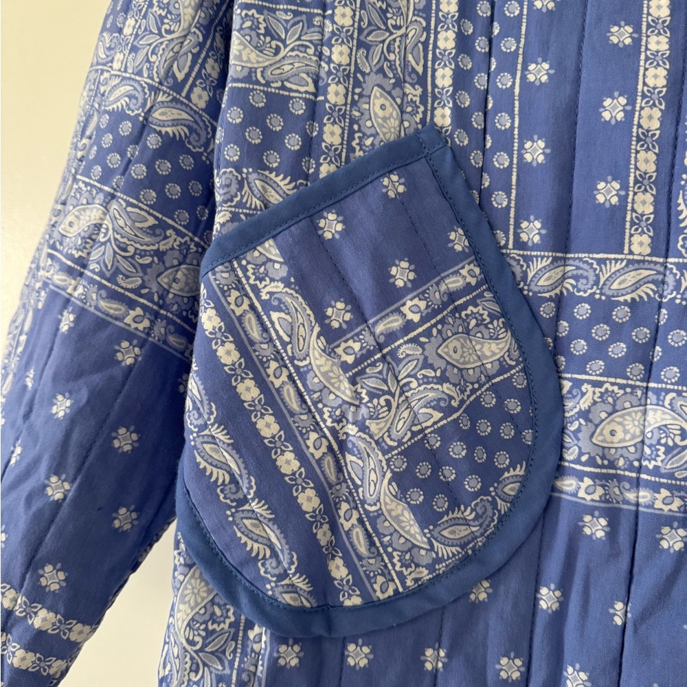 Como Vintage Patchwork Jacket Size Large - image 3